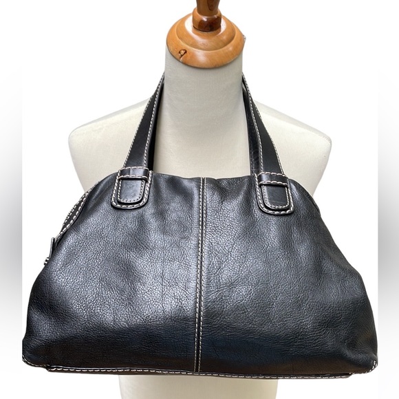 Michael Kors Black Leather Shoulder Bag - Picture 3 of 14